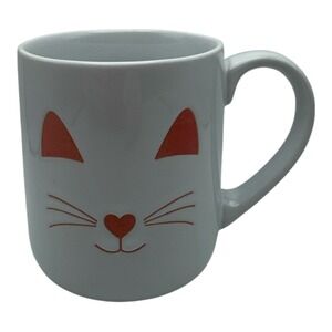 Fab Finds Ceramic 16oz Cat Face Coffee Mug Whimsy Kitty Face
